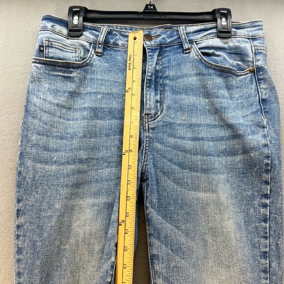 Judy Blue Women's Skinny Jeans Size 11/30 Acid Wash Modern School Normcore - Picture 12 of 14